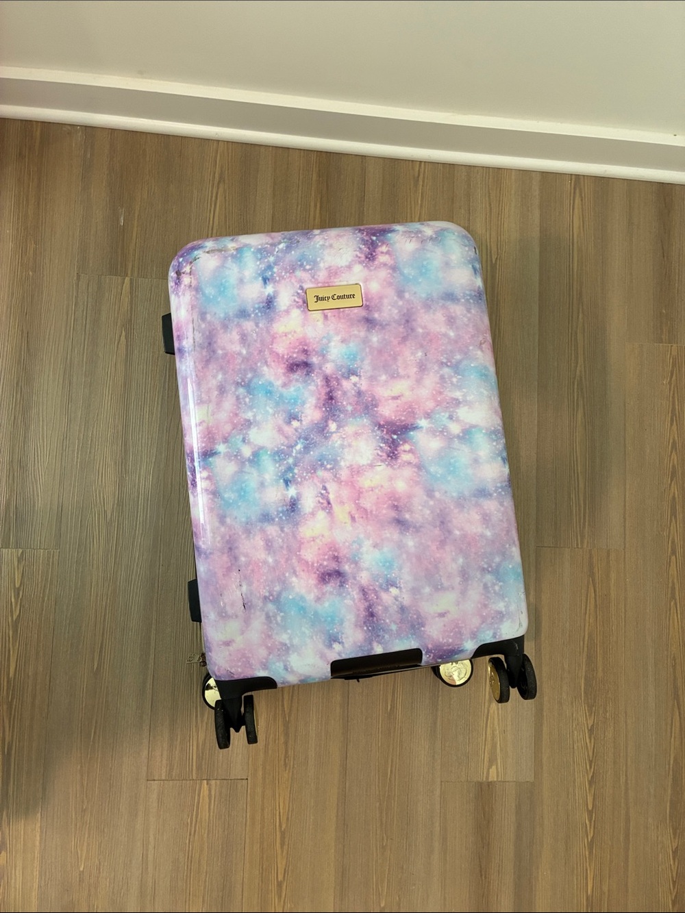 Juicy Couture Pastel Galaxy Hard-Shell Carry-On - Pink, Blue & Purple